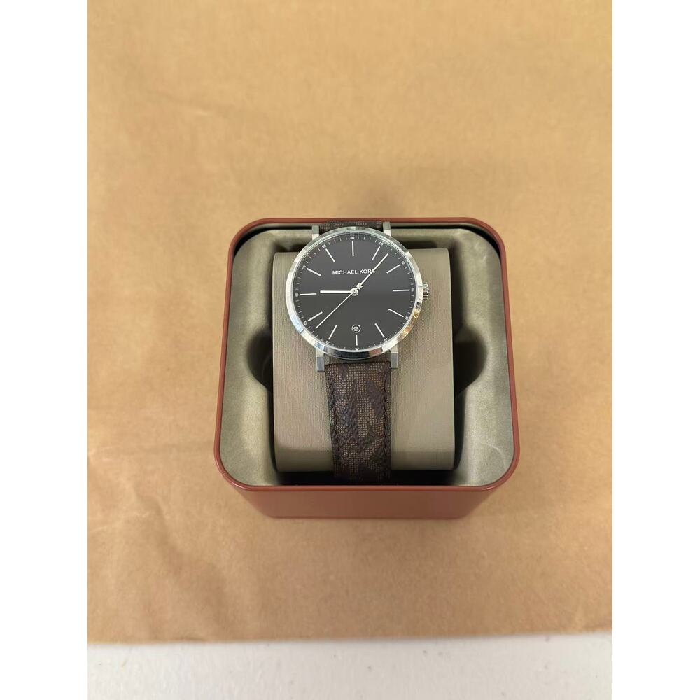 Michael Kors MK8813 Irving Quartz Three-Hand Brown PVC Men's Watch